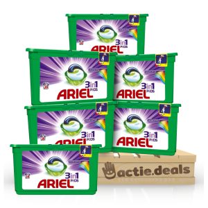 Ariel 3-in-1 Pods Colour & Style - halfjaarbox 210 wasbeurten